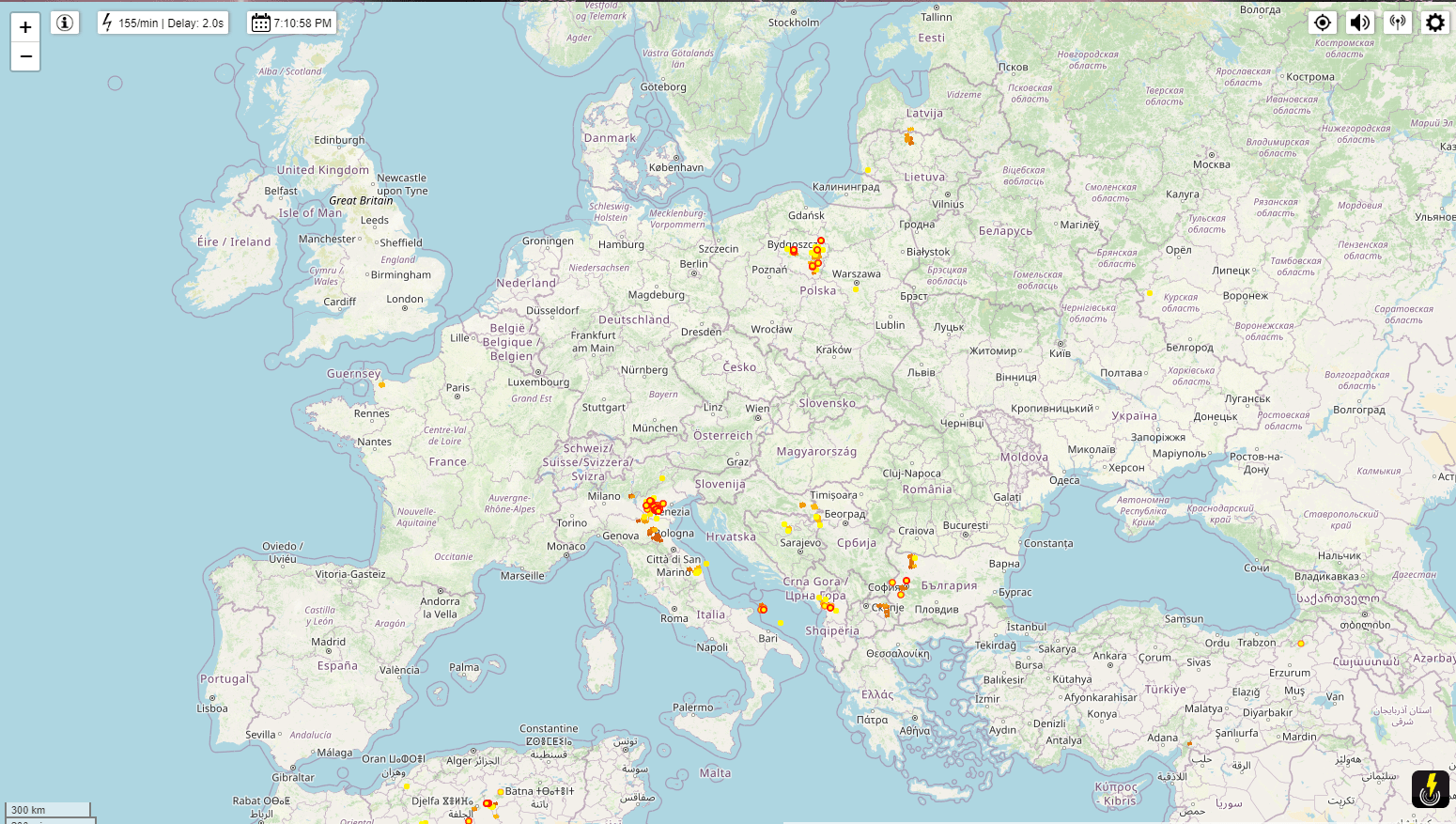 Lightning Maps preview