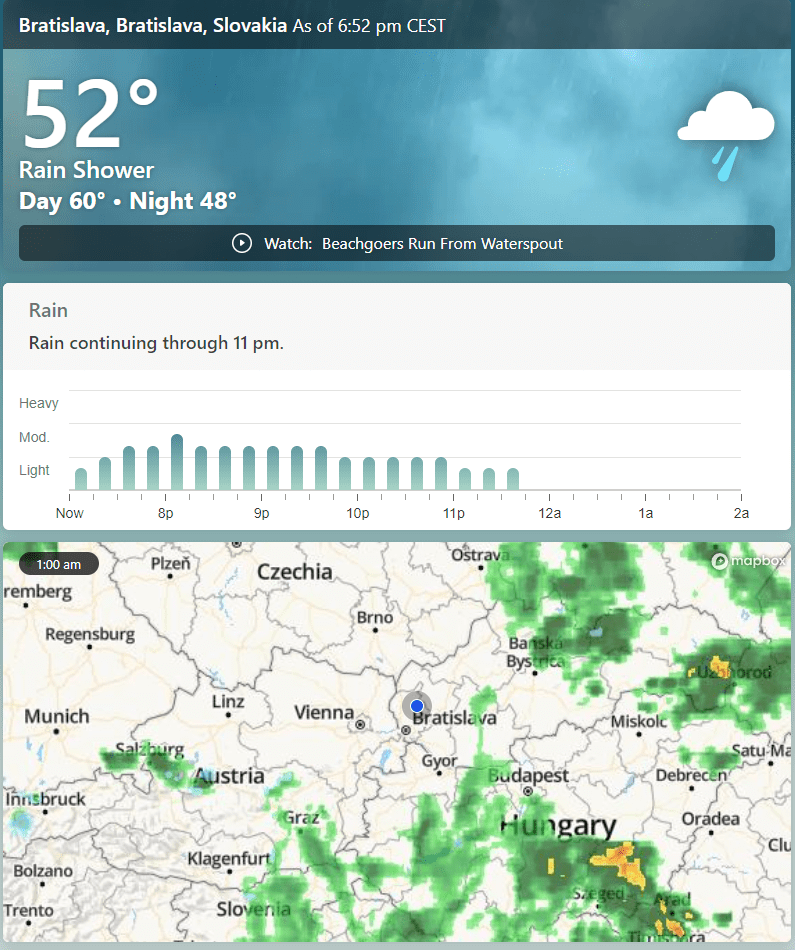 Weather Channel preview